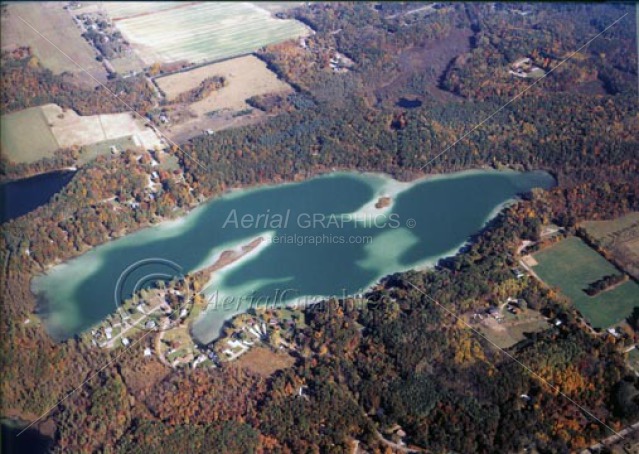 Burgess Lake in Montcalm County, Michigan